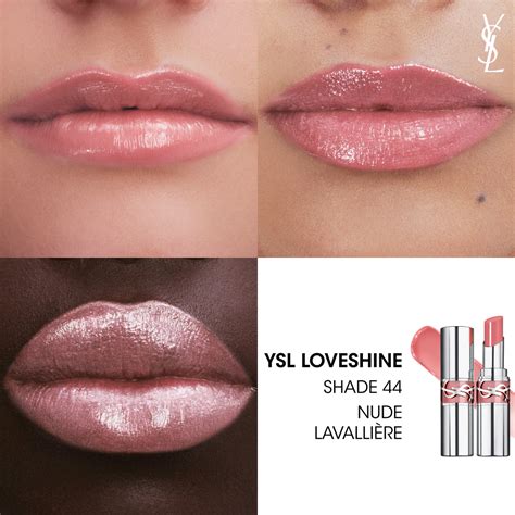 ysl nude lavallier|YSL LoveShine Lipstick .